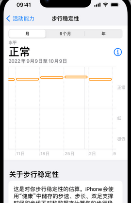 于都iPhone手机维修如何在iPhone开启'步行稳定性通知'