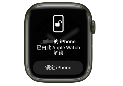 于都苹果手机维修分享用 AppleWatch 解锁配备面容 ID 的 iPhone方法 