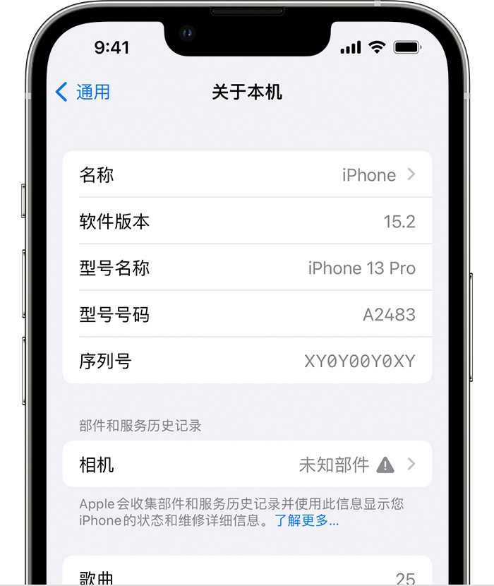 于都苹果维修分享iPhone 出现提示相机“未知部件”是什么原因？ 